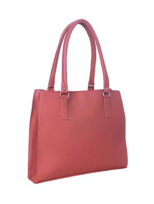 red leatherette (pu) regular handbag - 17245162 - Standard Image - 5
