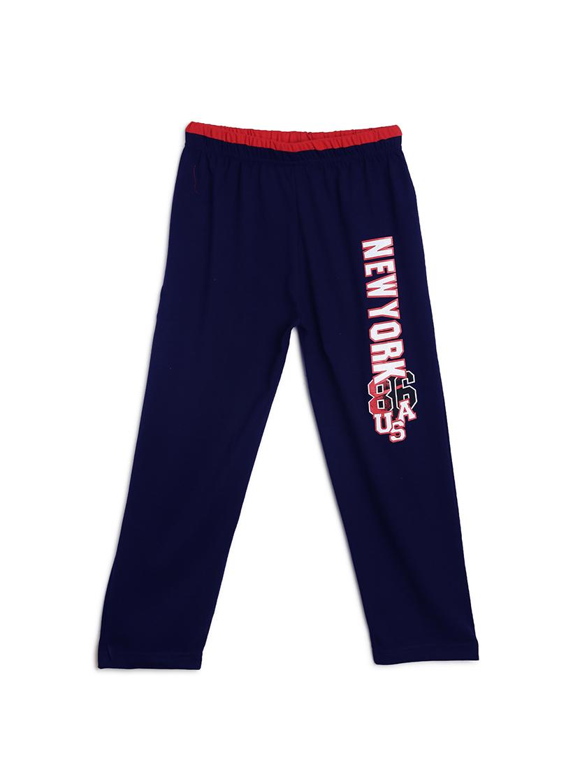 navy blue cotton trackpant - 17245751 - Zoom Image - 1