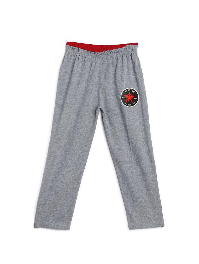 grey cotton trackpant - 17245766 - Zoom Image - 1