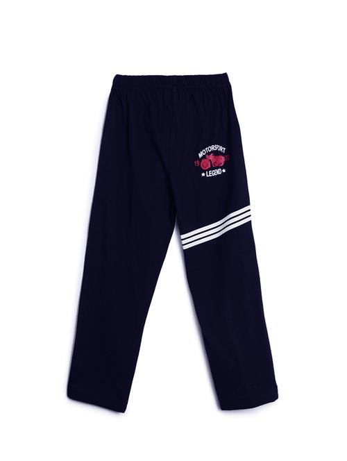 navy blue cotton trackpant - 17245767 - Standard Image - 1