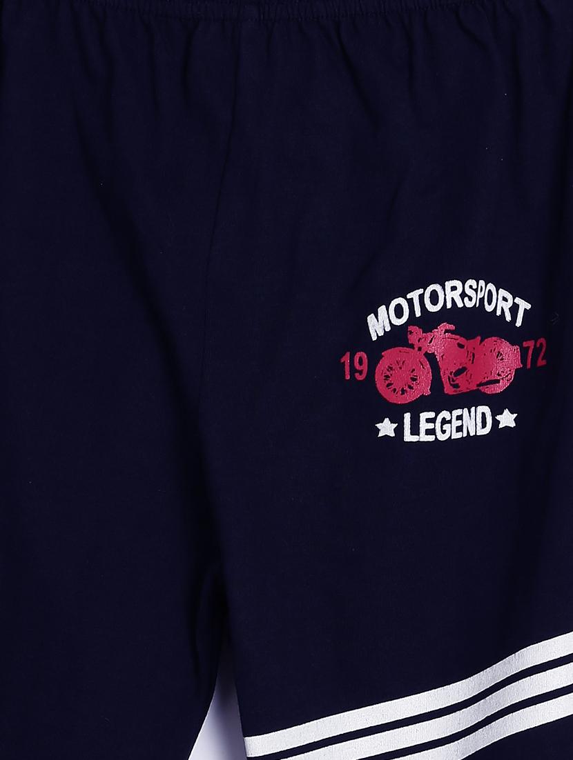navy blue cotton trackpant - 17245767 - Zoom Image - 3