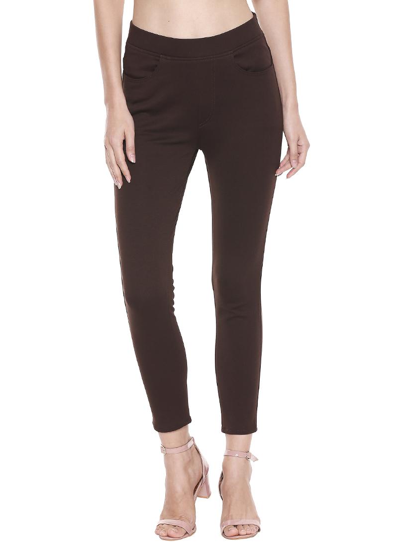 high rise solid jeggings - 17245997 - Zoom Image - 1