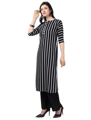 striped kurta palazzo set - 17246076 - Standard Image - 2