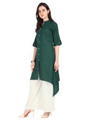 solid kurta palazzo set - 17246090 - Standard Image - 2