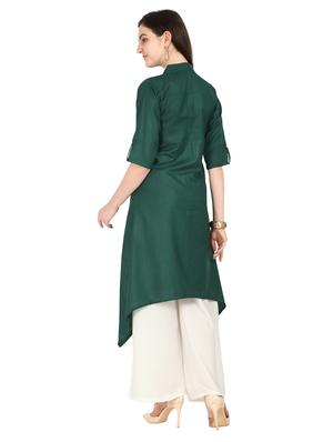 solid kurta palazzo set - 17246090 - Standard Image - 3