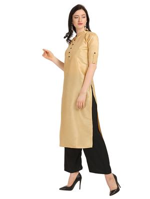 solid kurta palazzo set - 17246112 - Standard Image - 2