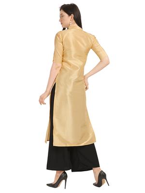 solid kurta palazzo set - 17246112 - Standard Image - 3