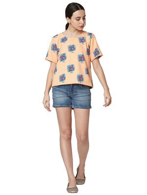 round neck printed tee - 17246664 - Standard Image - 5