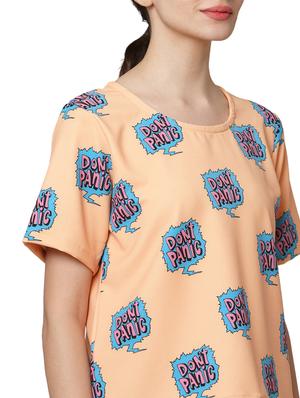 round neck printed tee - 17246664 - Standard Image - 6