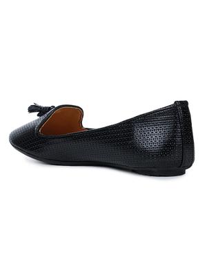 black slip on ballerinas - 17246825 - Standard Image - 3
