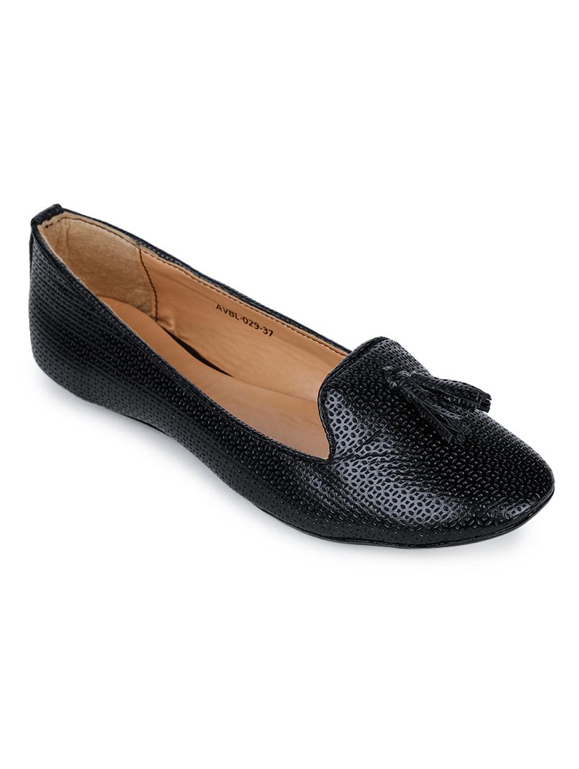black slip on ballerinas - 17246825 - Zoom Image - 1