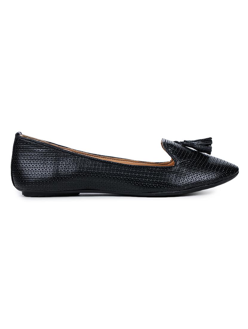 black slip on ballerinas - 17246825 - Zoom Image - 2