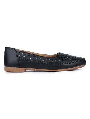 black slip on ballerinas - 17246854 - Standard Image - 2