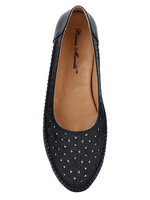 black slip on ballerinas - 17246854 - Standard Image - 4
