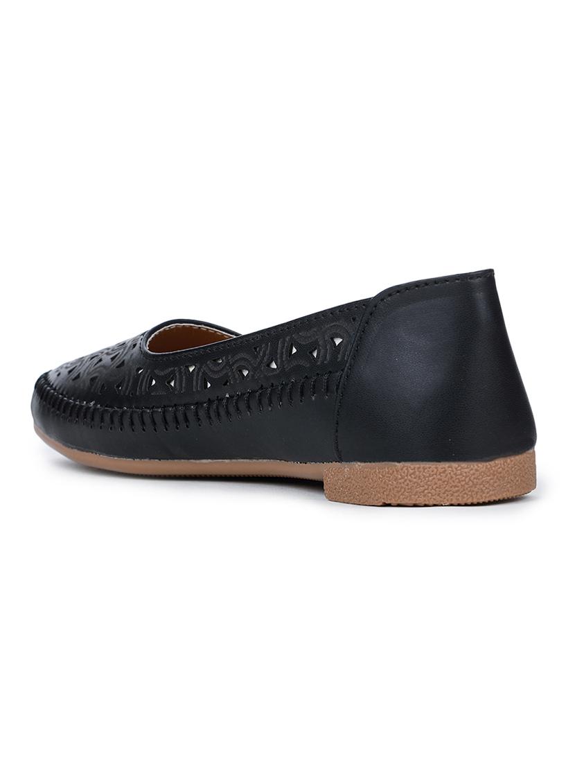 black slip on ballerinas - 17246854 - Zoom Image - 3