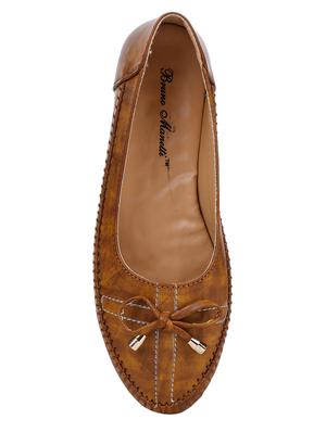 brown slip on ballerinas - 17246861 - Standard Image - 4