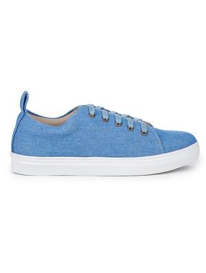 blue lace-up sneakers - 17246883 - Standard Image - 2