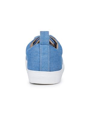 blue lace-up sneakers - 17246883 - Standard Image - 3
