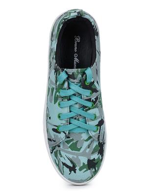 green lace-up sneakers - 17246888 - Standard Image - 4