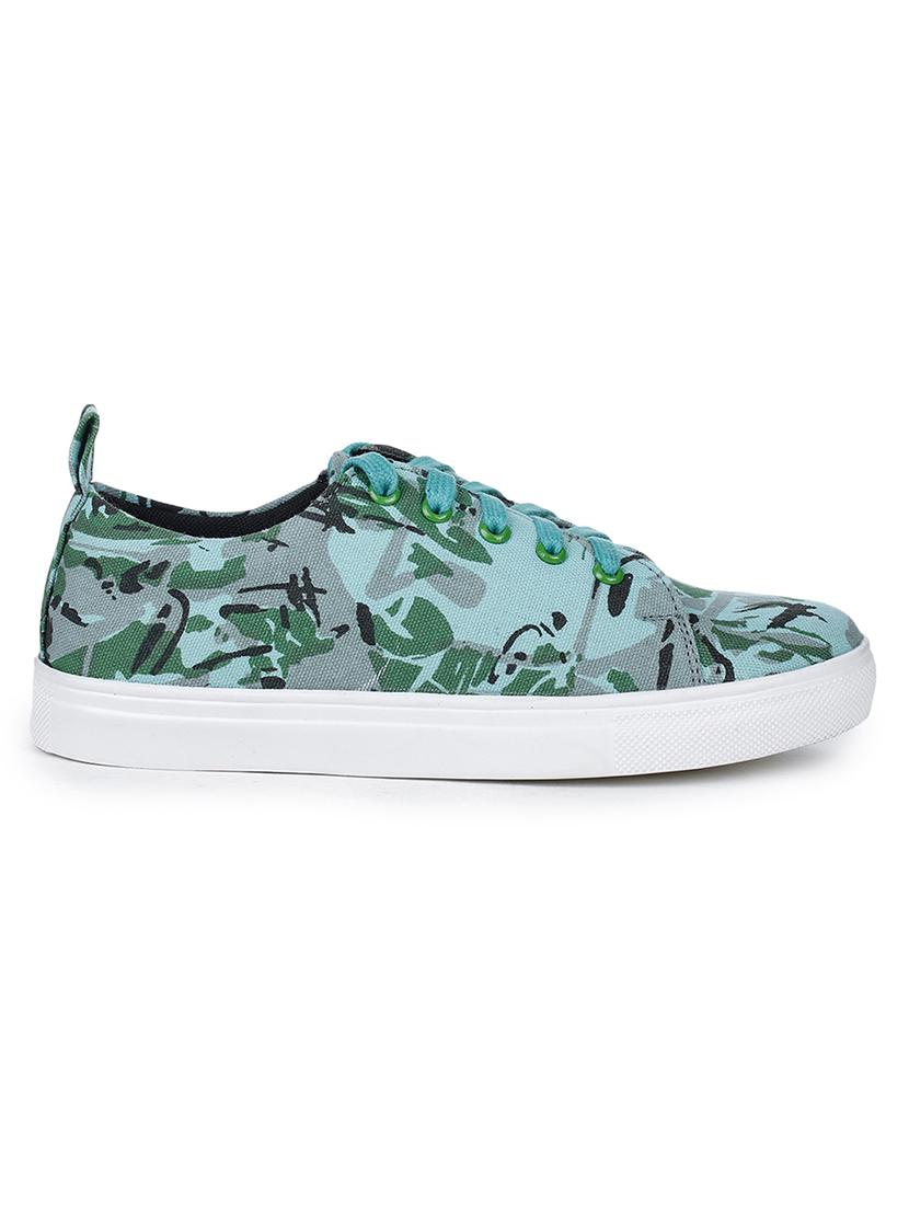 green lace-up sneakers - 17246888 - Zoom Image - 2