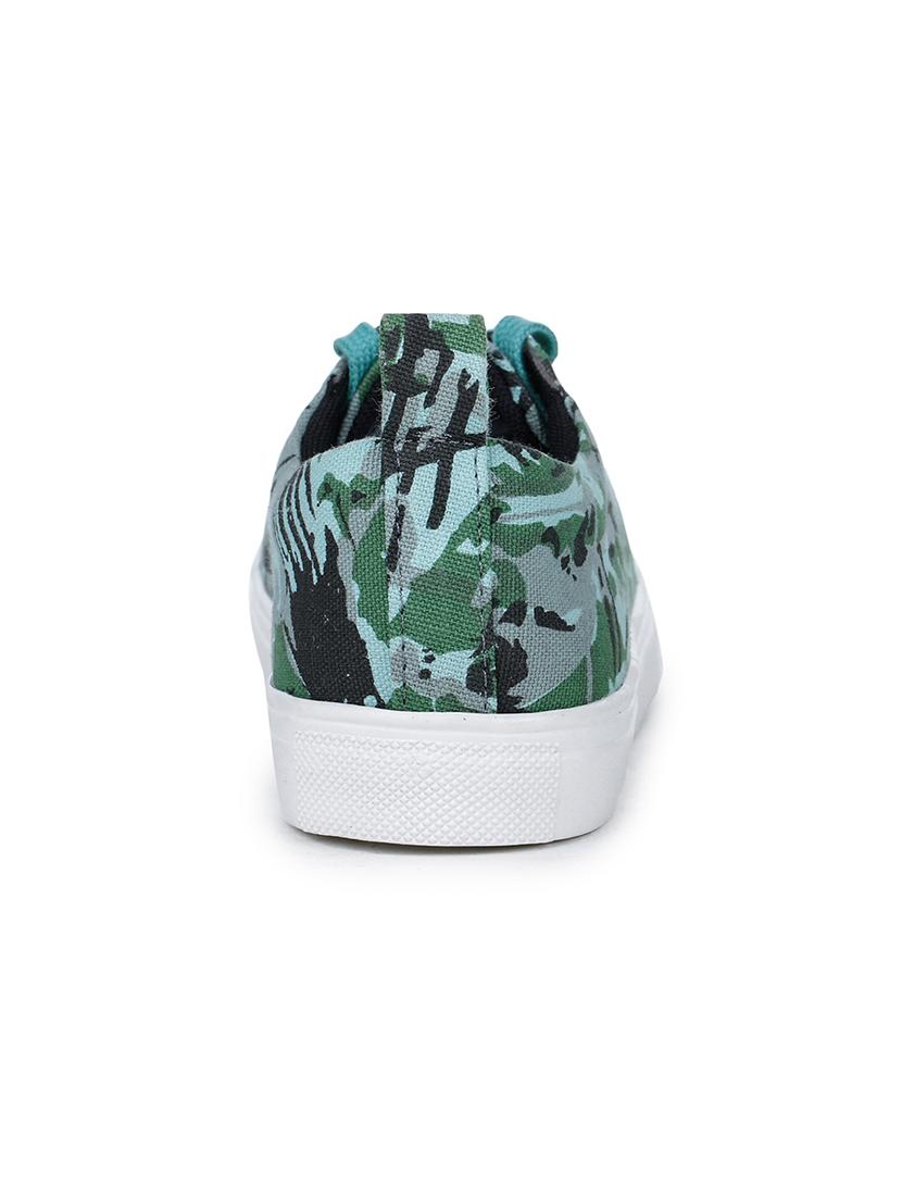green lace-up sneakers - 17246888 - Zoom Image - 3