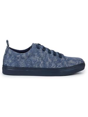 navy lace-up sneakers - 17246895 - Standard Image - 2