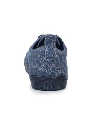 navy lace-up sneakers - 17246895 - Standard Image - 3