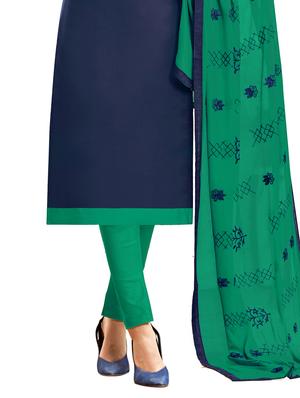 embroidered straight pant unstitched suit - 17246972 - Standard Image - 3