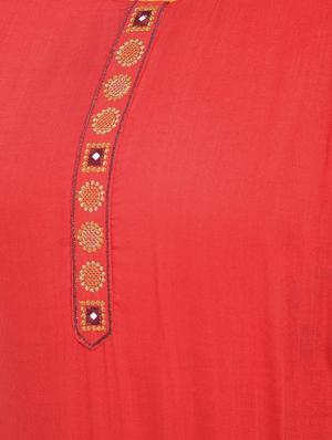 embroidered layered kurta - 17248247 - Standard Image - 6