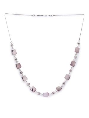 metallic metal statement necklace - 17248971 - Standard Image - 2
