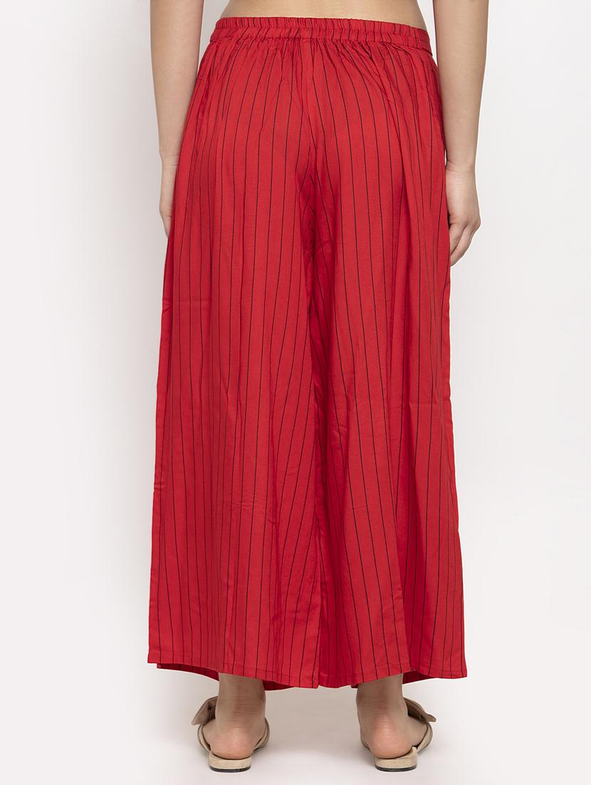 tie front striped palazzo - 17249688 - Zoom Image - 3