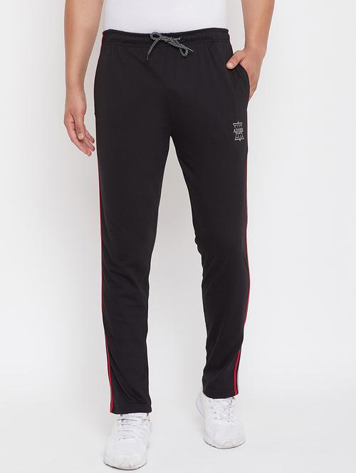 black side striped track pant - 17250671 - Standard Image - 1