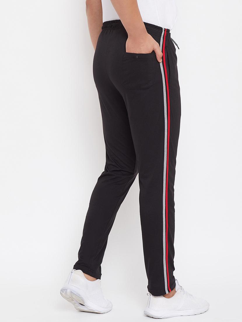 black side striped track pant - 17250671 - Zoom Image - 3