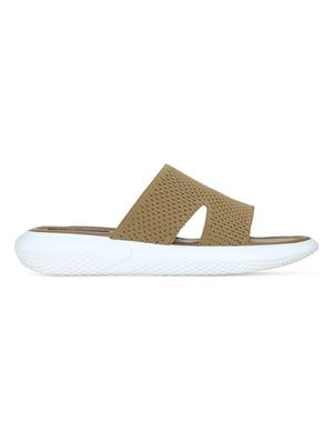 beige mesh flat forms sandals - 17251870 - Standard Image - 2