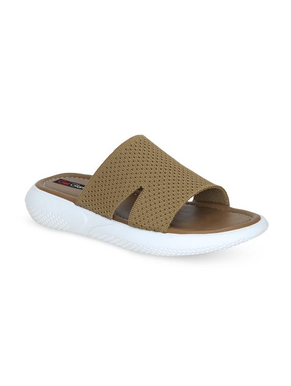beige mesh flat forms sandals - 17251870 - Zoom Image - 1