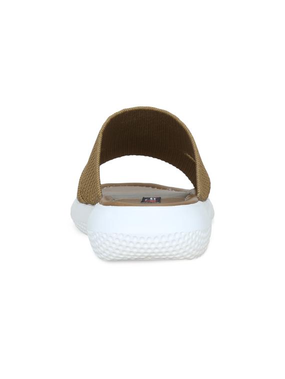 beige mesh flat forms sandals - 17251870 - Zoom Image - 3