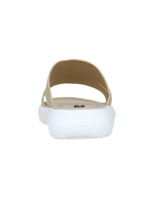 beige mesh flat forms sandals - 17251882 - Standard Image - 3