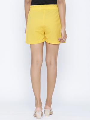 tie front shorts - 17252057 - Standard Image - 3