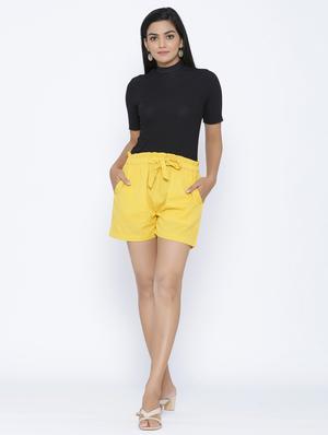 tie front shorts - 17252057 - Standard Image - 4