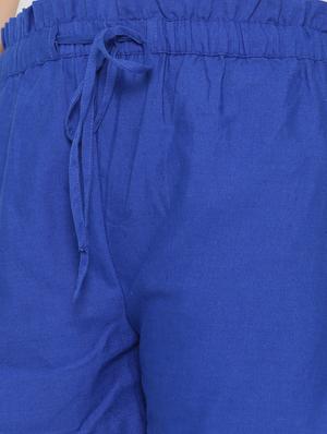 tie front shorts - 17252060 - Standard Image - 5