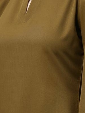 solid straight kurta - 17252063 - Standard Image - 4