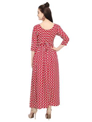 chevron print a-linke kurta - 17252095 - Standard Image - 3