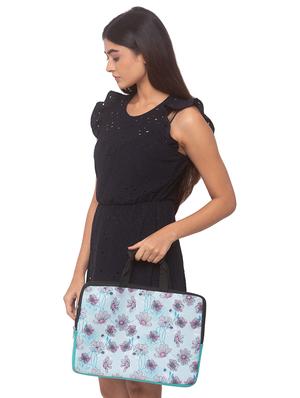 green cotton polyester blend regular laptop bag - 17252202 - Standard Image - 6
