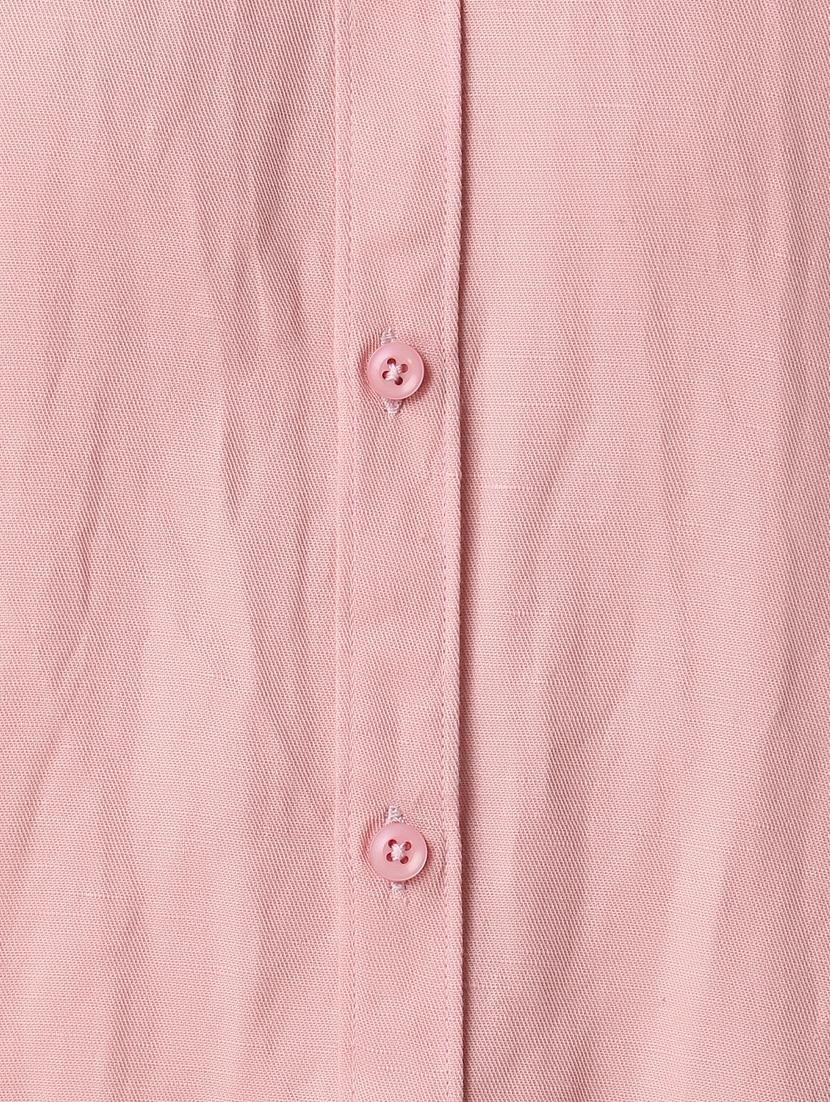 pink solid casual shirt - 17252503 - Zoom Image - 5