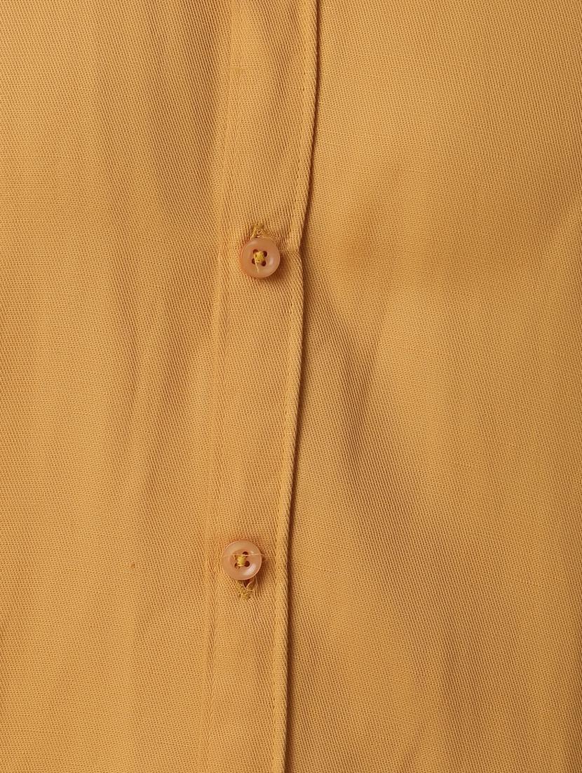 yellow solid casual shirt - 17252504 - Zoom Image - 5