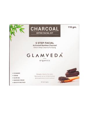 glamveda charcoal blackhead removal facial kit | 110 g - 17252609 - Standard Image - 2