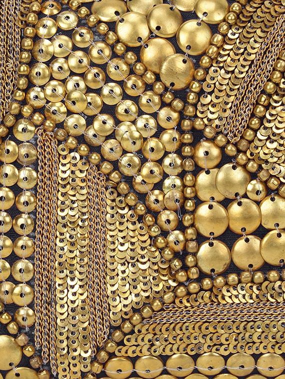 gold silk box clutch - 17255848 - Zoom Image - 4