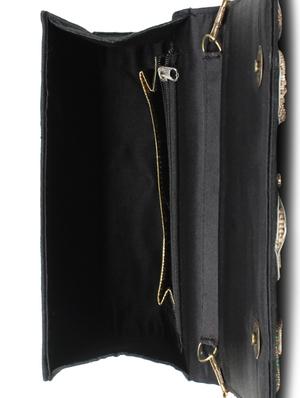 black silk regular clutch - 17255851 - Standard Image - 3
