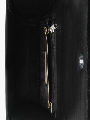 black velvet regular clutch - 17255853 - Standard Image - 3