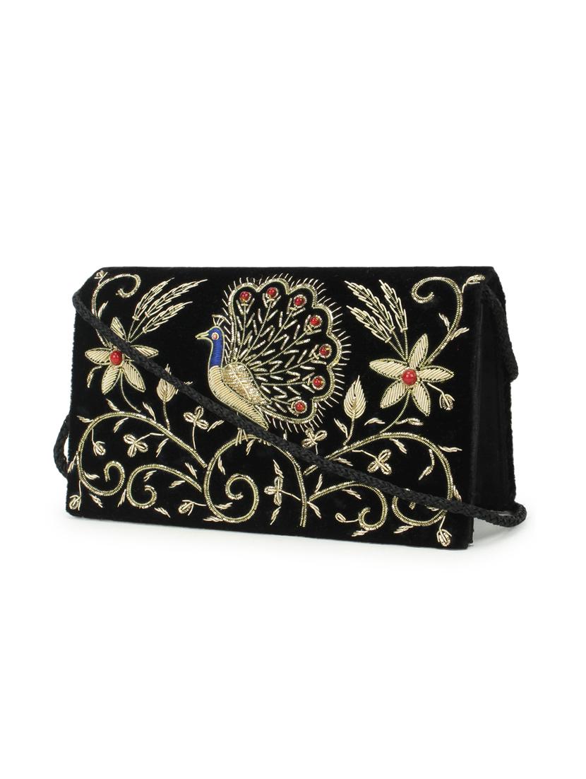 black velvet regular clutch - 17255853 - Zoom Image - 5